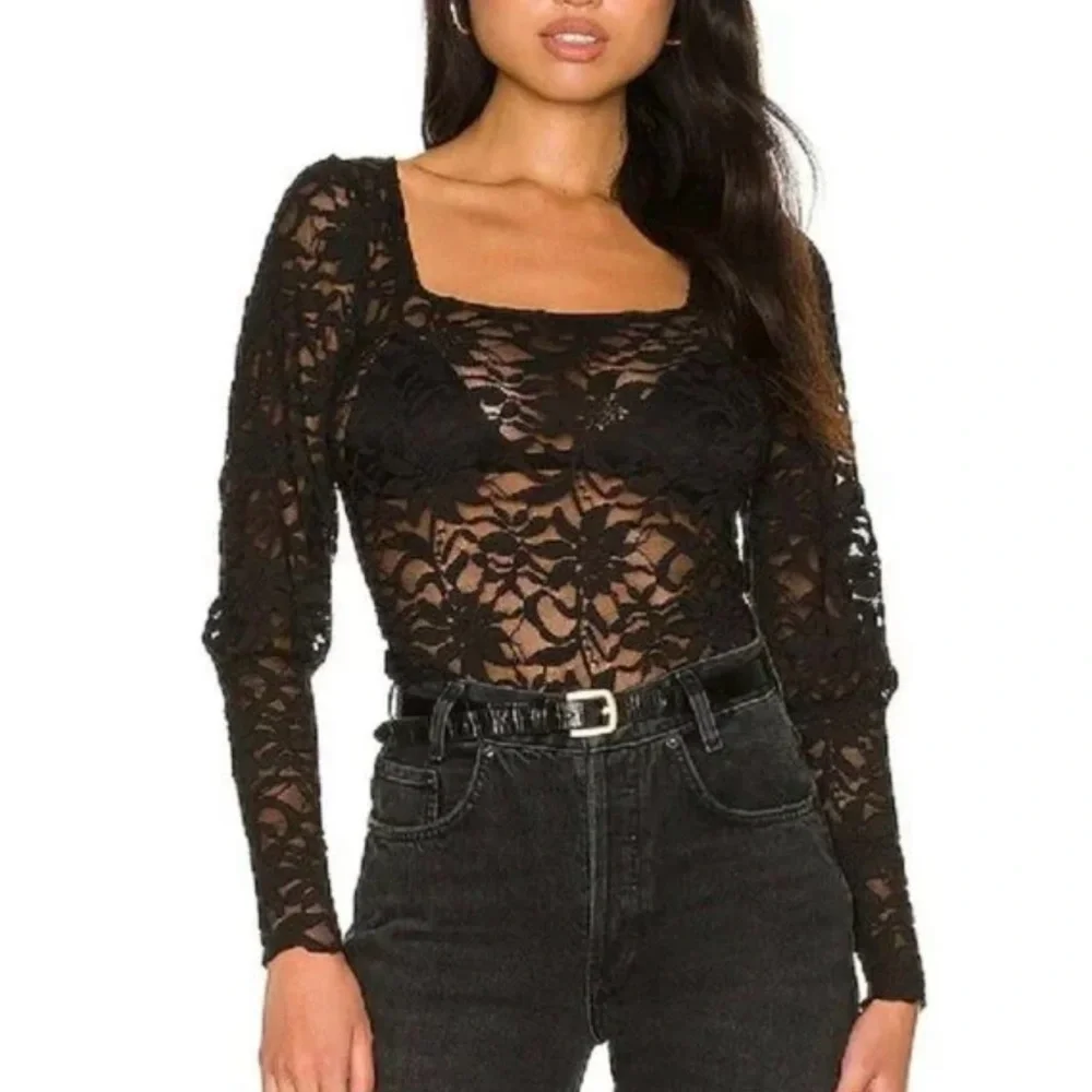 NWT Free People Long Distance Layering Top